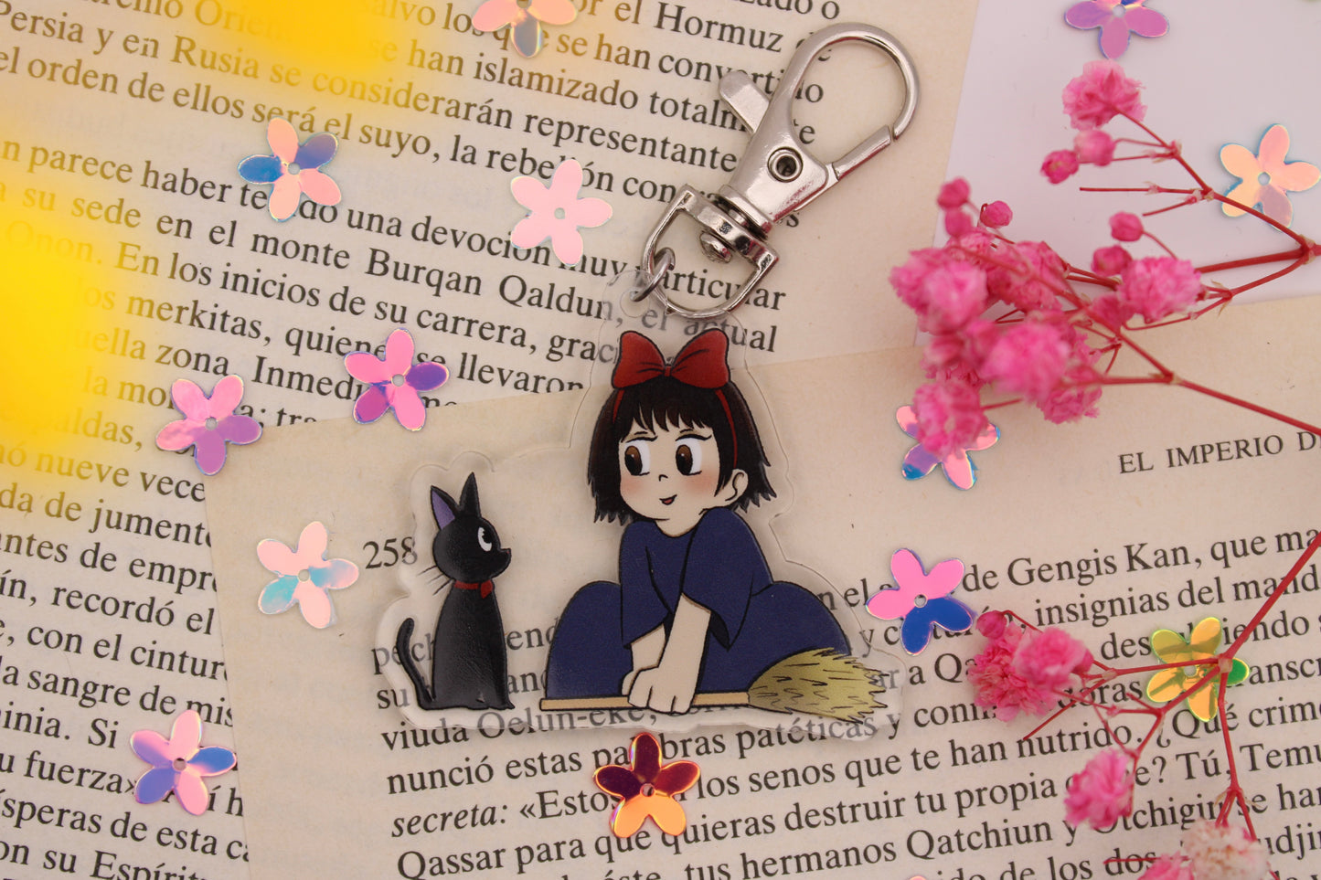 Llavero acrílico 5cm Kiki entregas a domicilio (Studio Ghibli)