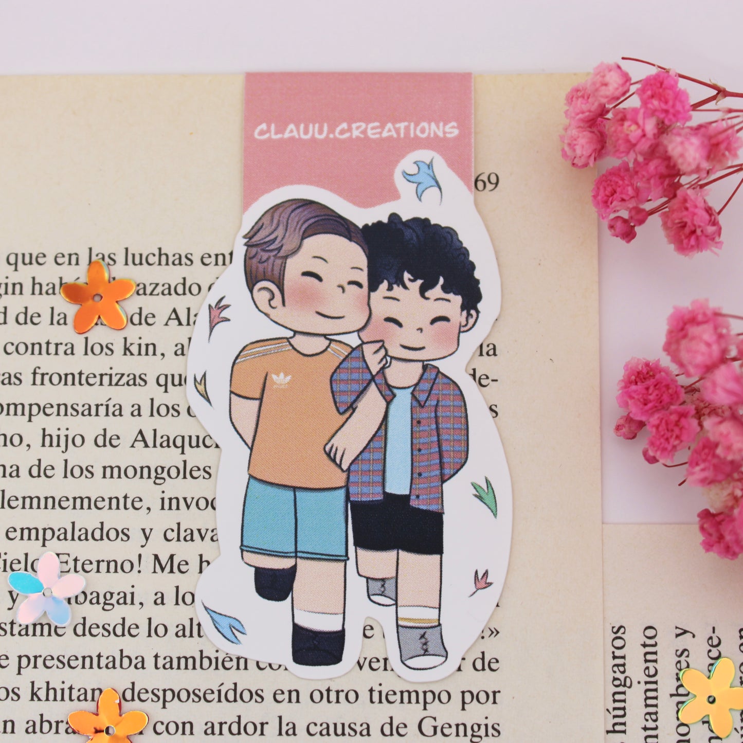 Marcapáginas Magnético Heartstopper - Nick y Charlie