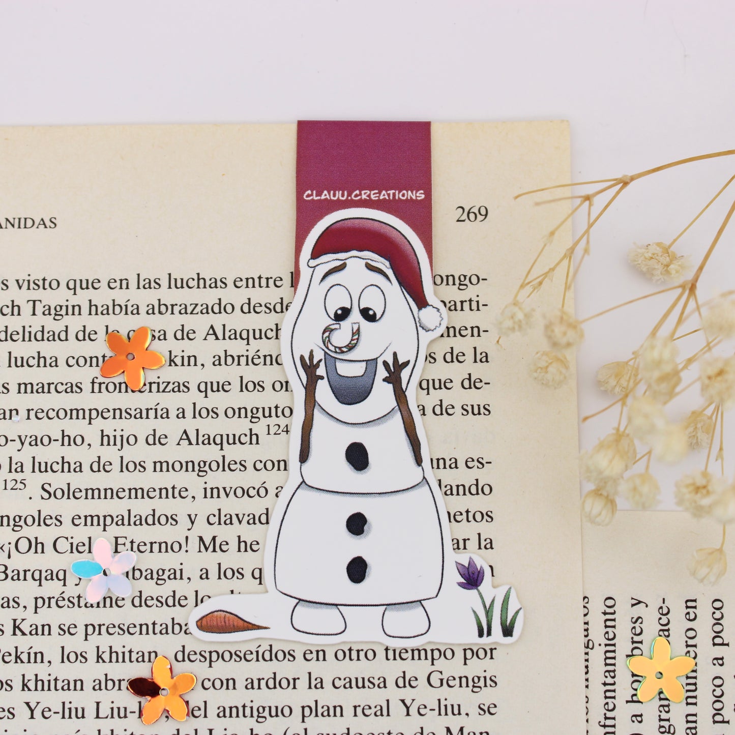 Marcapáginas Magnético Olaf