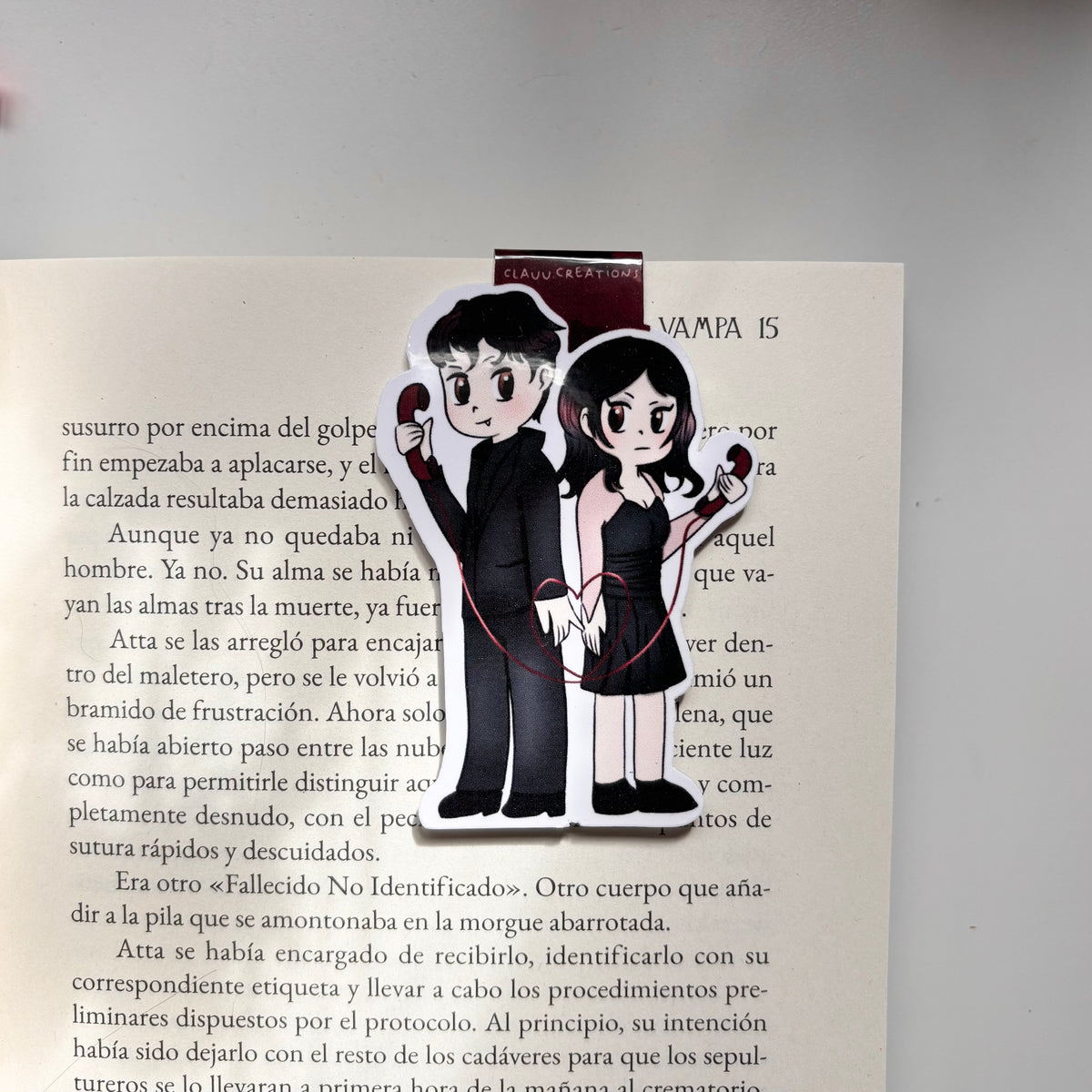 Marcapáginas Magnético Saciar a la Bestia - Rina y Velkan