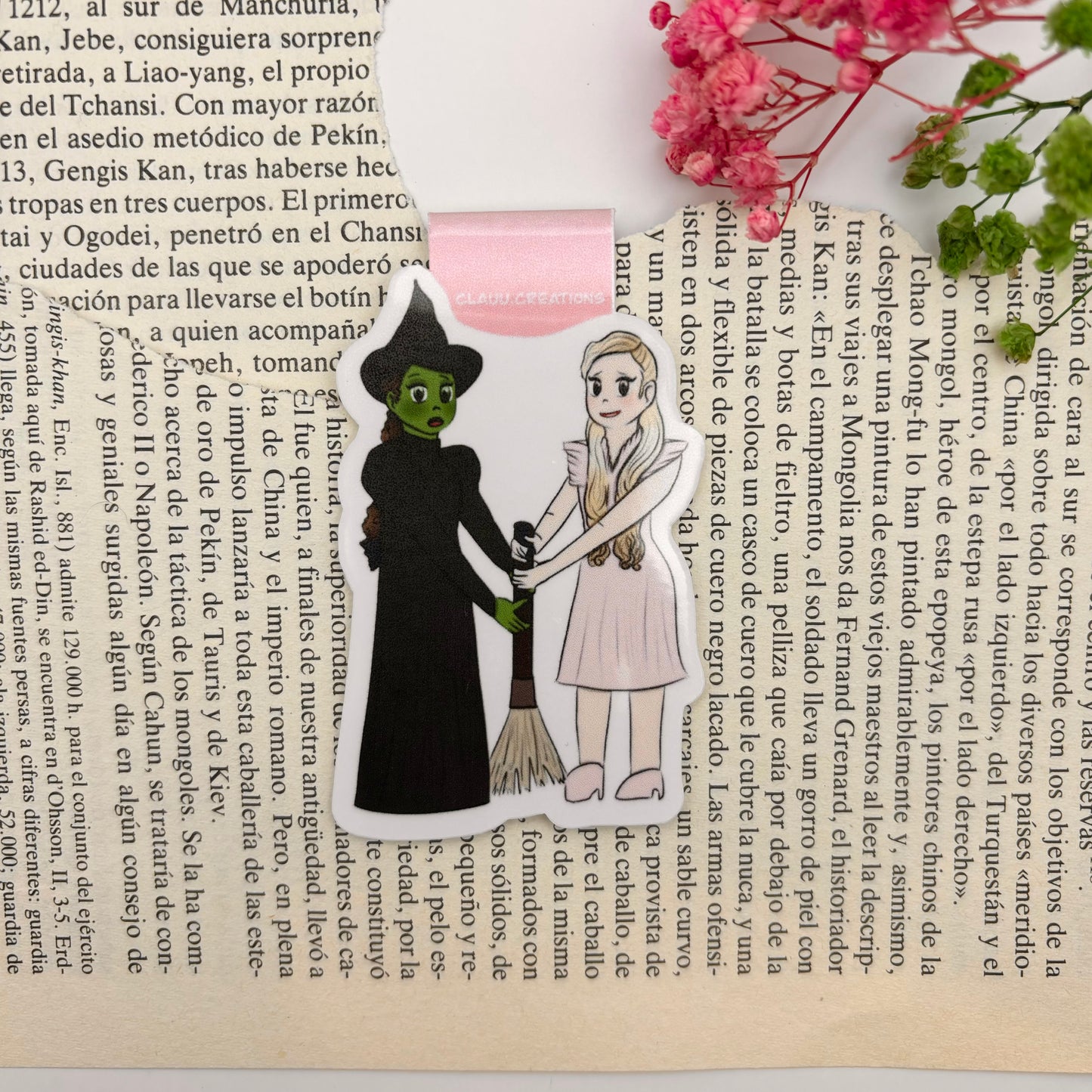 Marcapáginas Magnético Wicked - Elphaba y Glinda