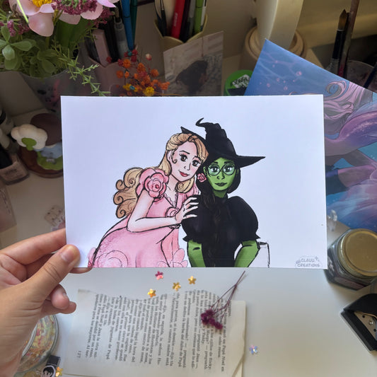 Print Wicked - Glinda y Elphaba