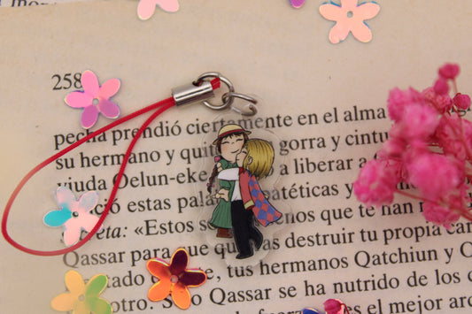 Llavero acrílico 2,5cm El Castillo Ambulante (Studio Ghibli) - Sophie y Howl