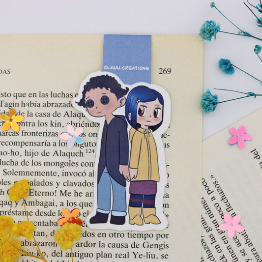 Marcapáginas Magnético Coraline Y La Puerta Secreta - Coraline y Wybie
