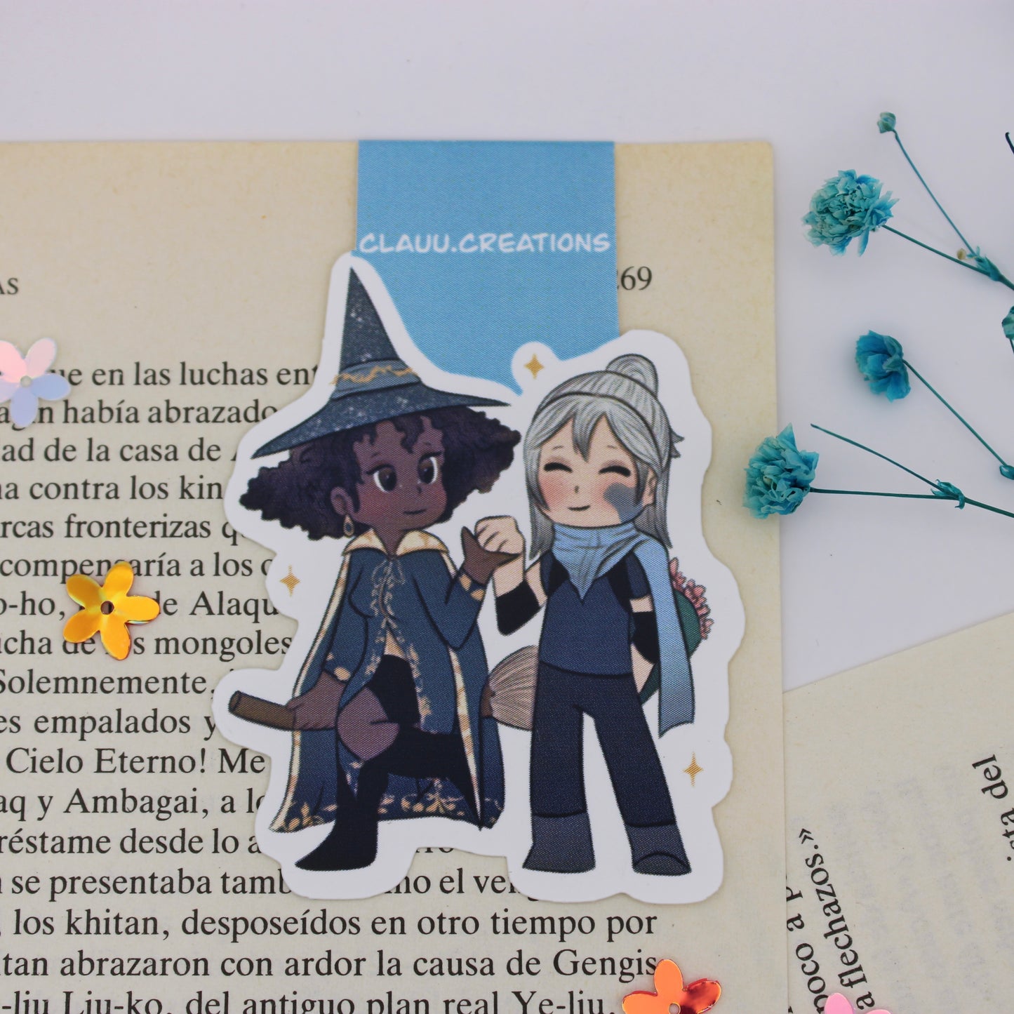 Marcapáginas Magnético Royalty Witches - Shin y Kibibi