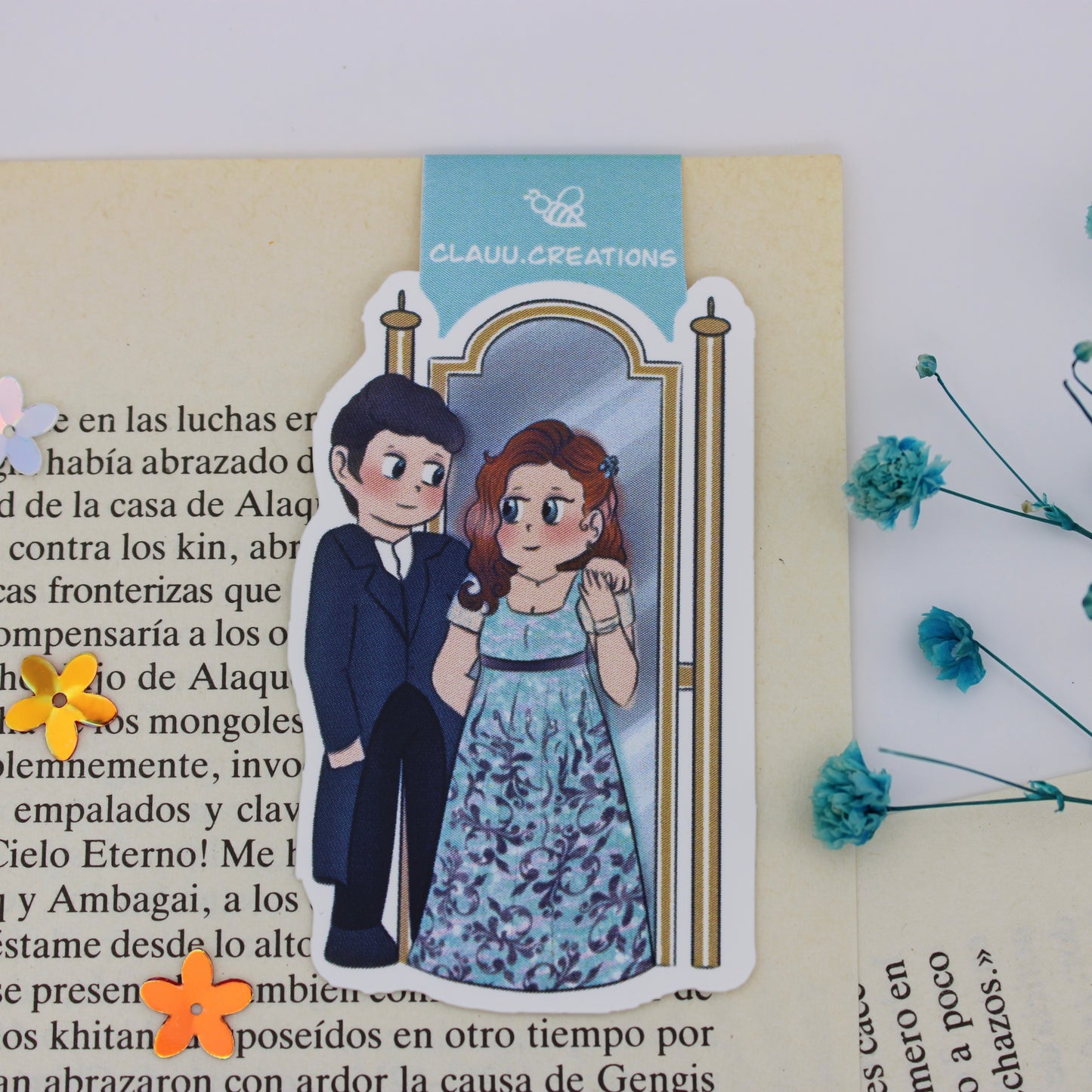 Marcapáginas Magnético Los Bridgerton - Penélope y Colin