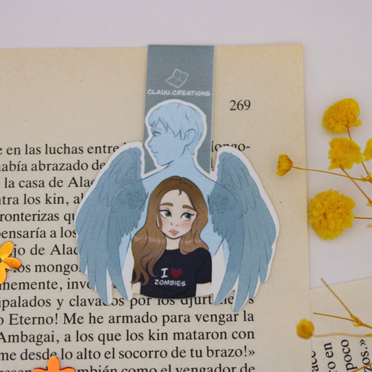 Marcapáginas Magnético Quimera (Serie Mortem) - Annie y Jamie
