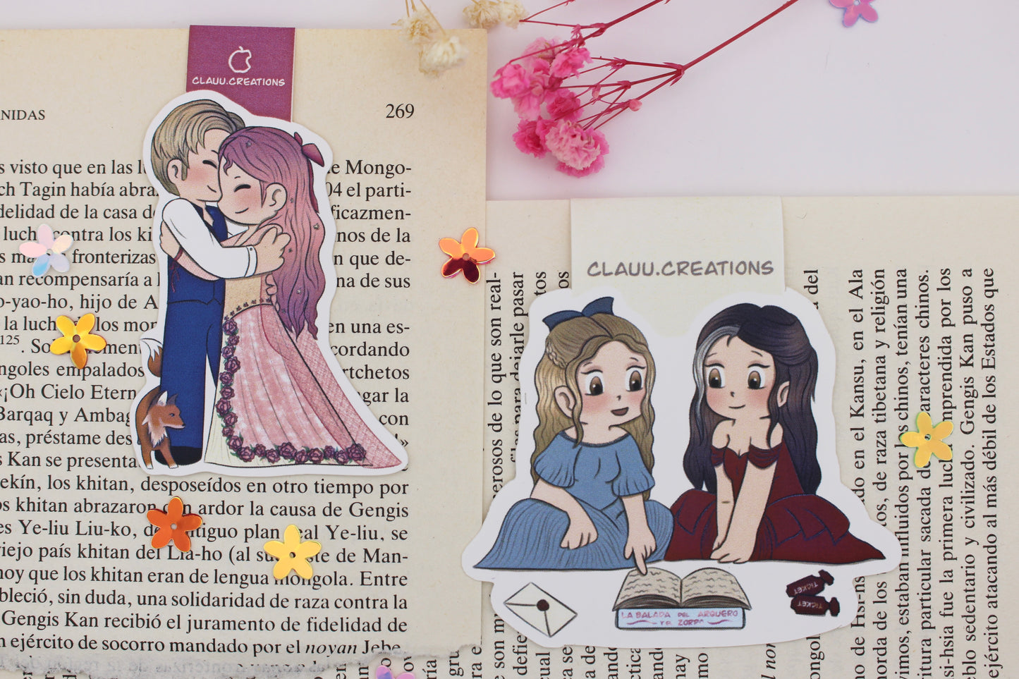 Marcapáginas Magnético Saga Caraval/Érase una vez un corazón roto