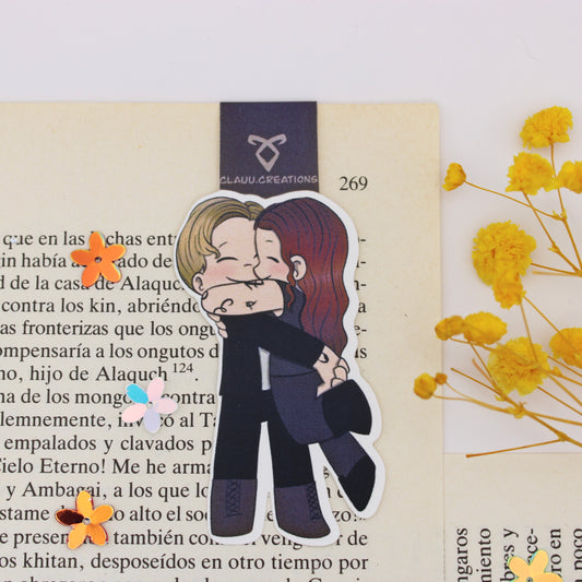 Marcapáginas Magnético Cazadores de Sombras - Clary y Jace