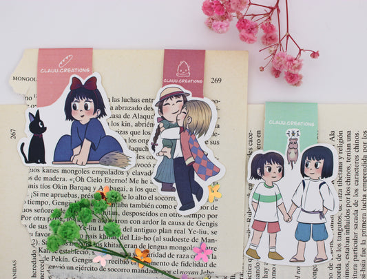 Marcapáginas Magnéticos Studio Ghibli