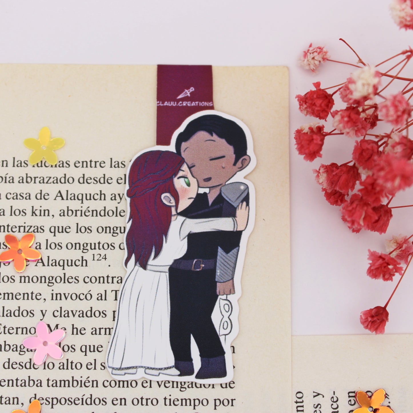 Marcapáginas Magnético De Sangre y Cenizas - Poppy y Hawke
