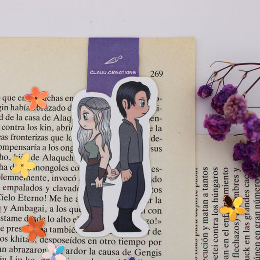 Marcapáginas Magnético Powerless - Kai y Paedyn