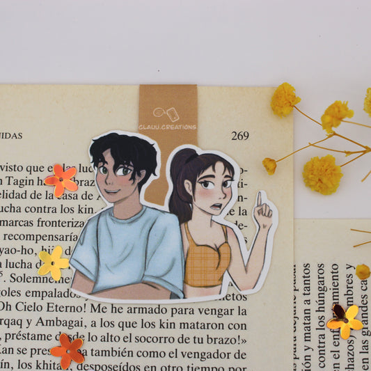 Marcapáginas Magnético Una Perfecta Equivocación - Olivia y Jax