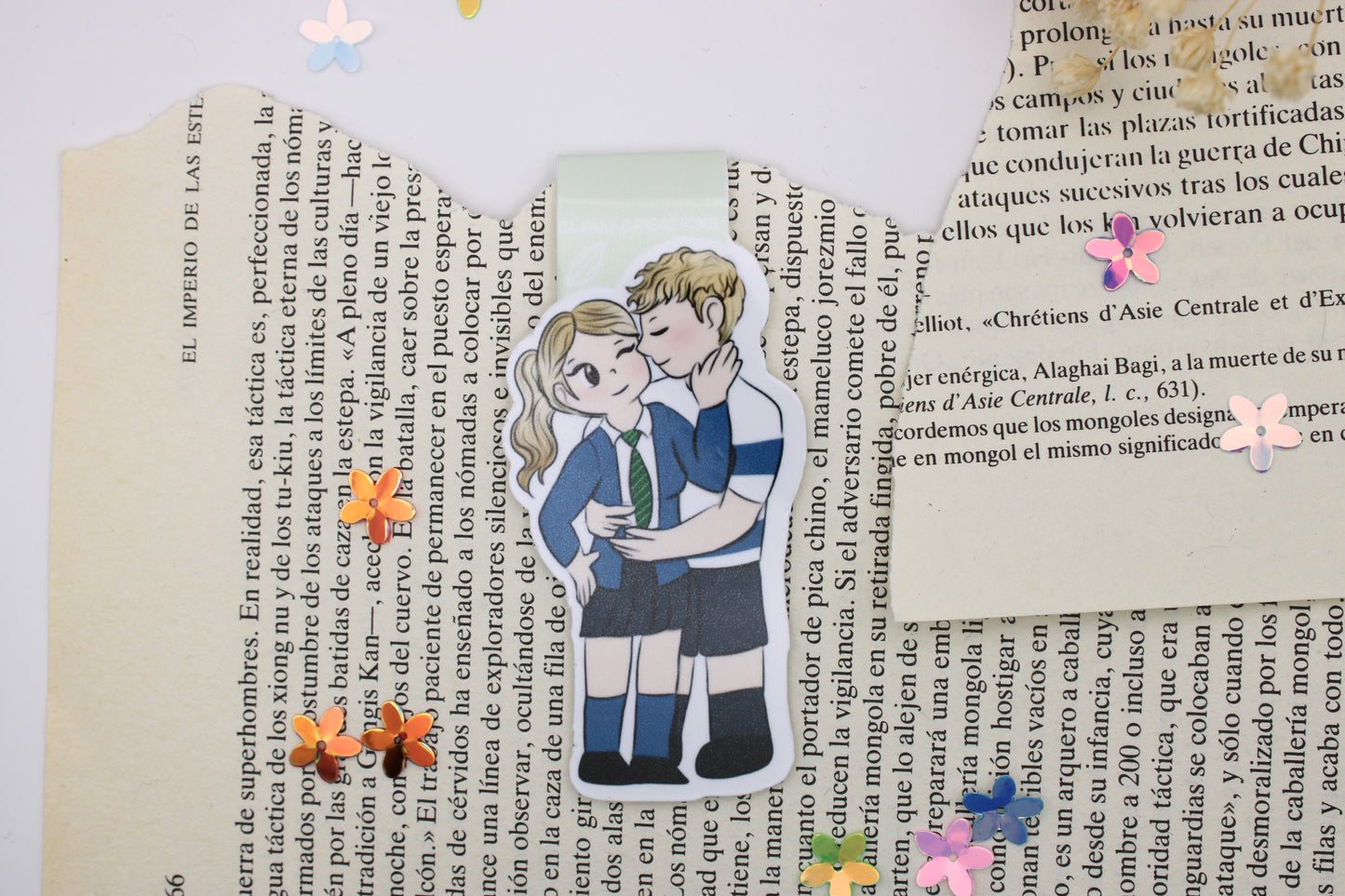 Marcapáginas Magnético Saga Los chicos de Tommen - Claire y Gibsie