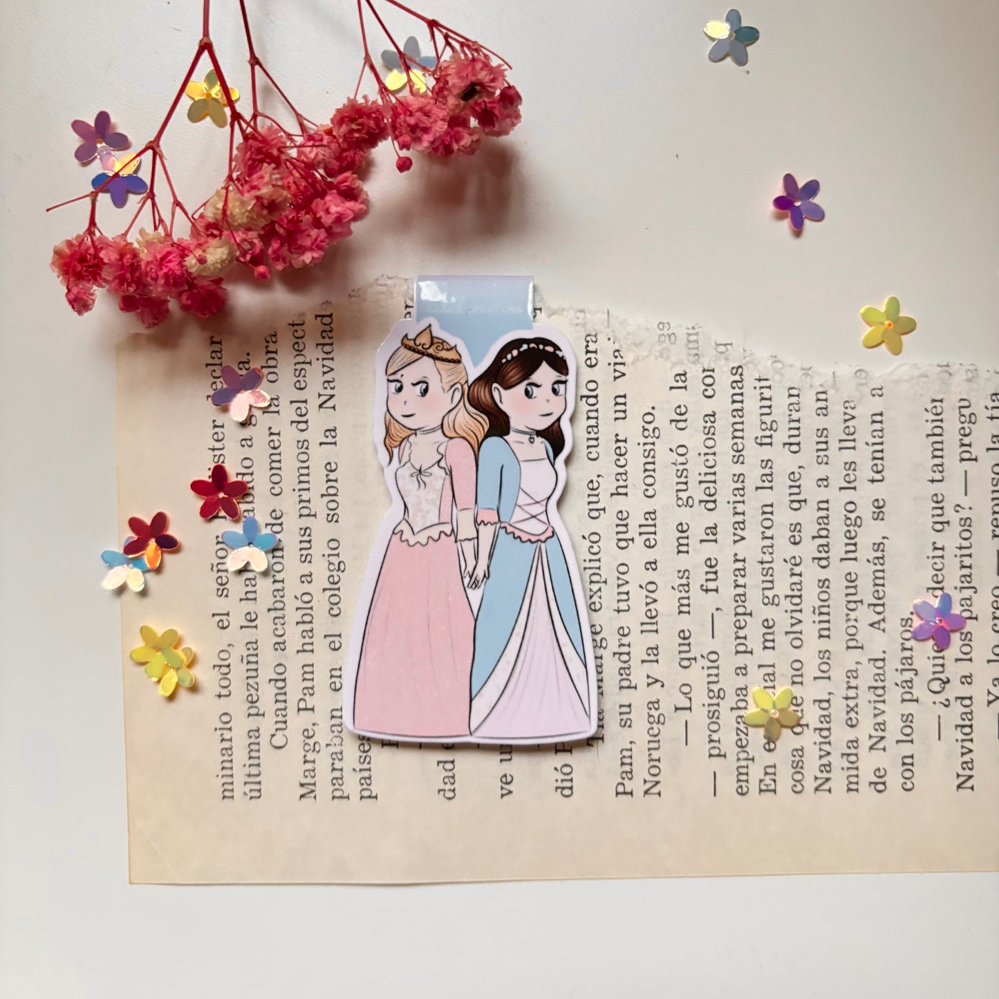 Marcapáginas Magnético Barbie, La princesa y la costurera