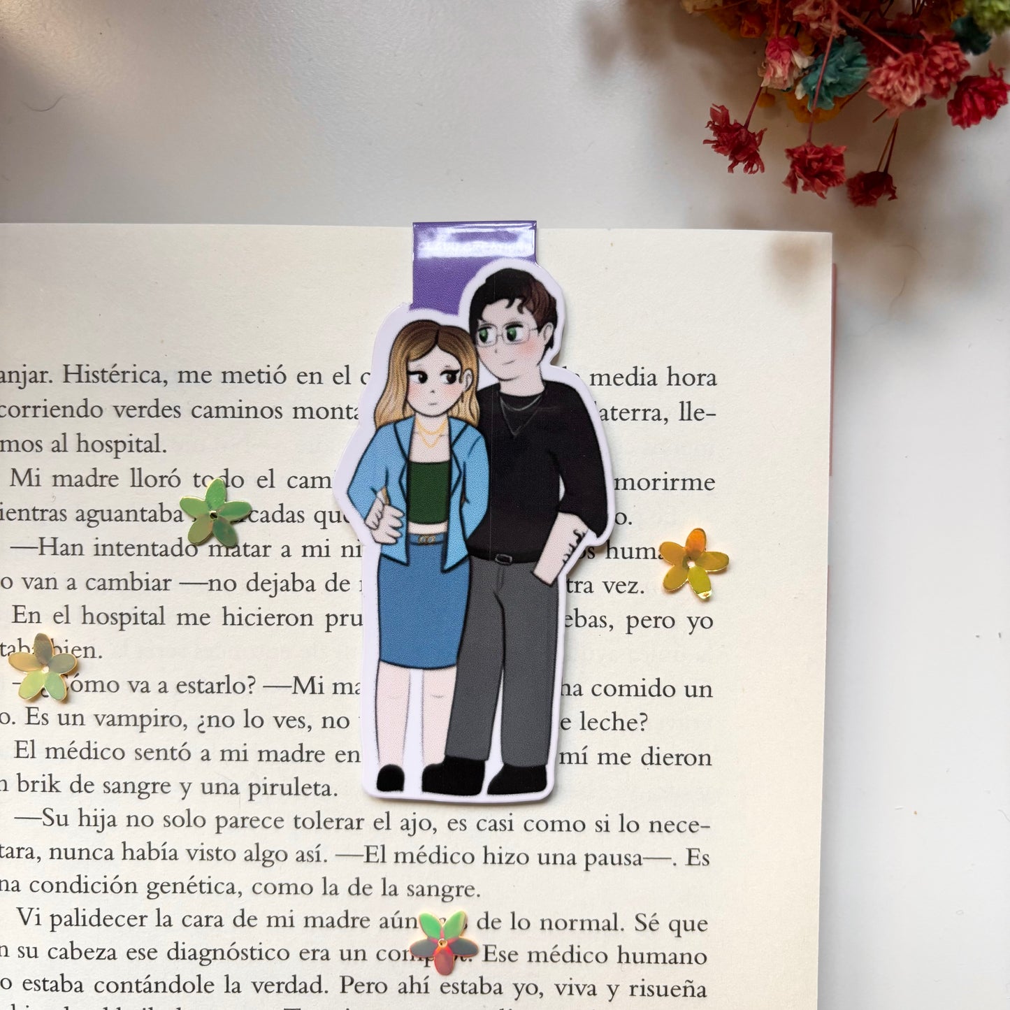 Marcapáginas Magnético Cuando te atrevas a sentir - Naila y Bruno