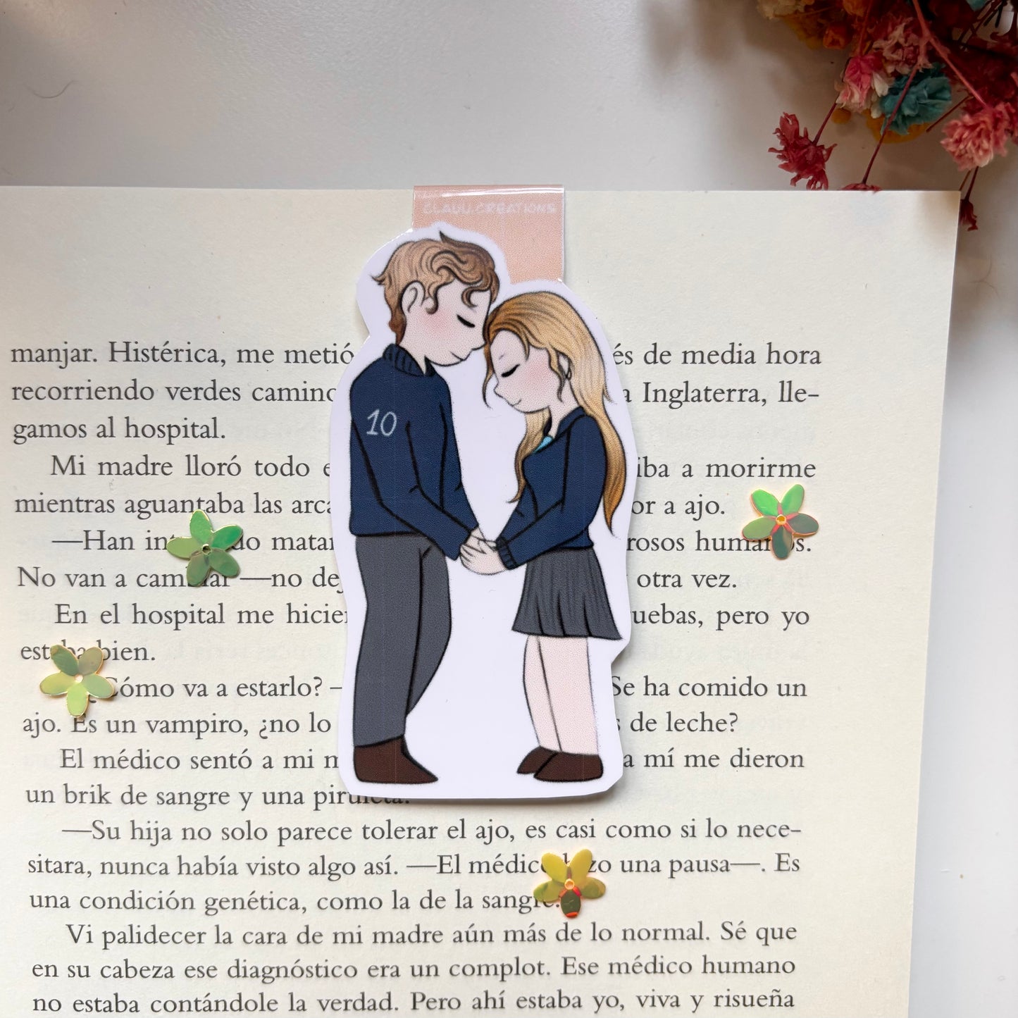 Marcapáginas Magnético Los chicos de Tommen - Lizzie y Hughie
