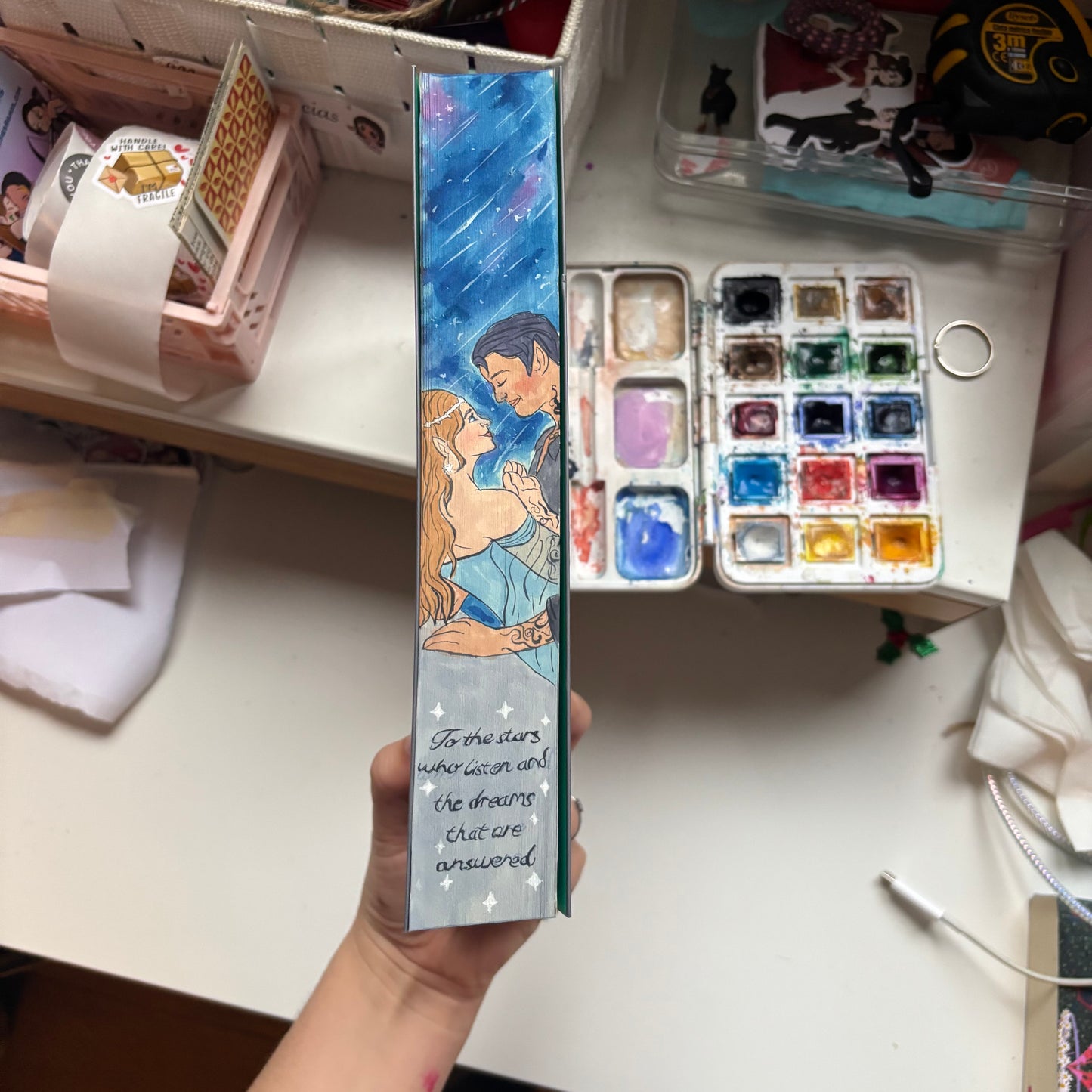 PACK LIMITADO UNA CORTE DE NIEBLA Y FURIA EDICIÓN ESPAÑOL CANTOS PINTADOS