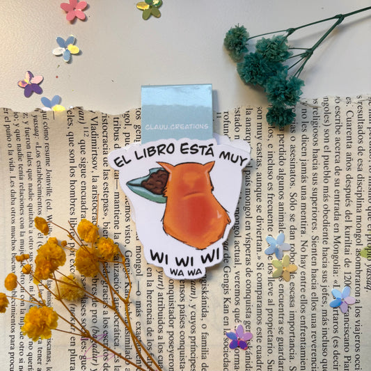 Marcapáginas Magnético Memes - El libro está muy wiwiwi