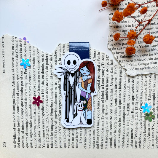 Marcapáginas Magnético Pesadilla antes de Navidad - Jack y Sally