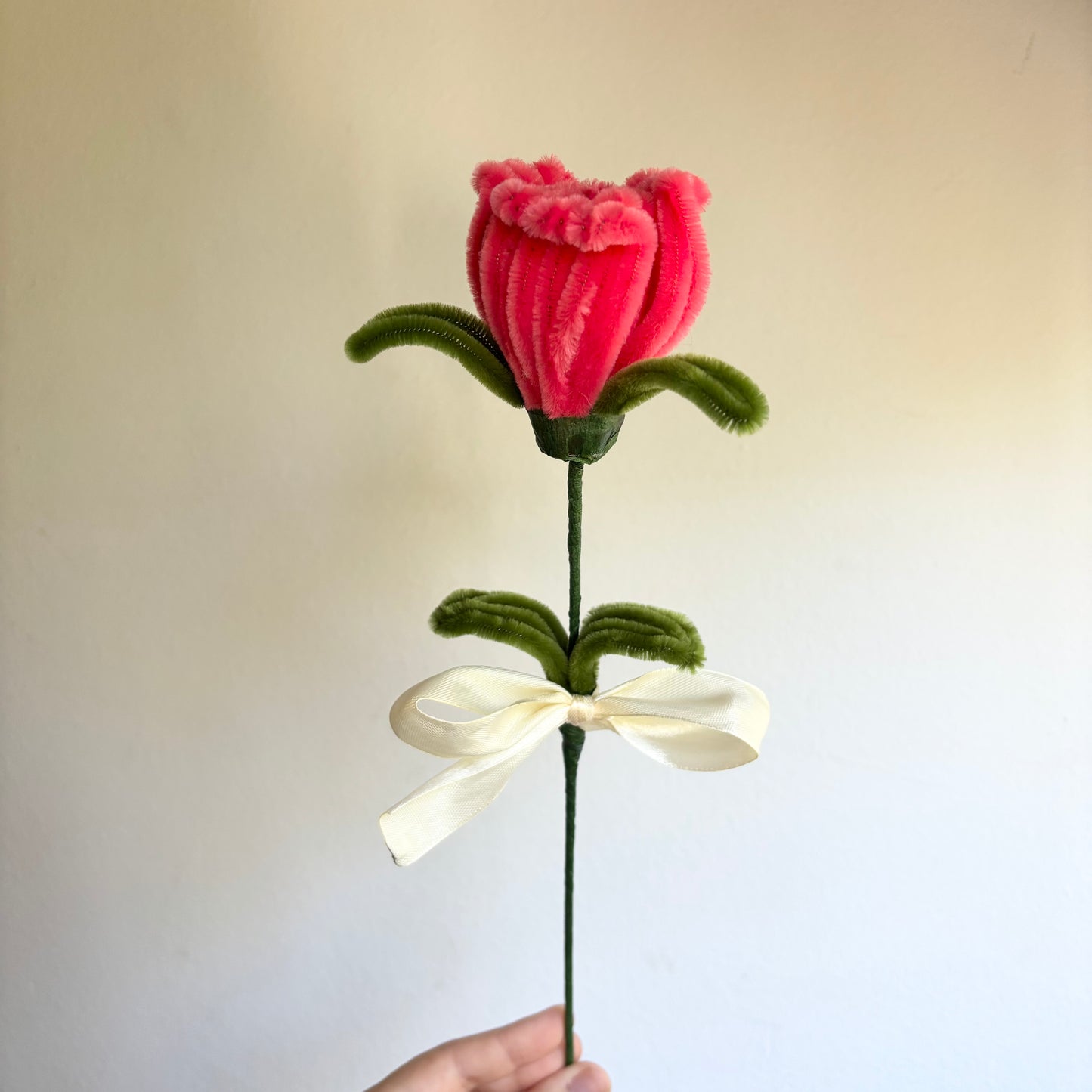 Flor Rosa Rosa Limpiapipas