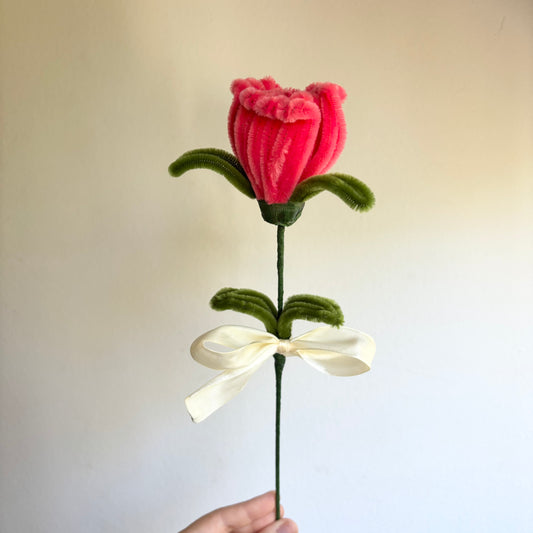 Flor Rosa Rosa Limpiapipas