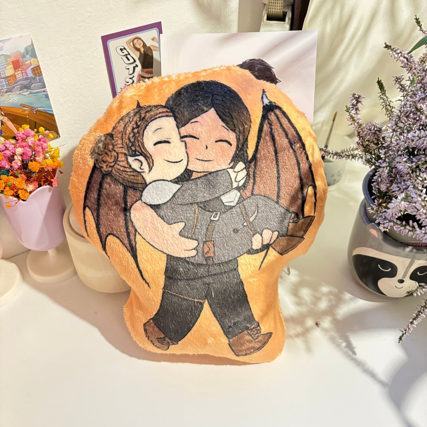 Peluche/Cojín ACOTAR - Cassian y Nesta